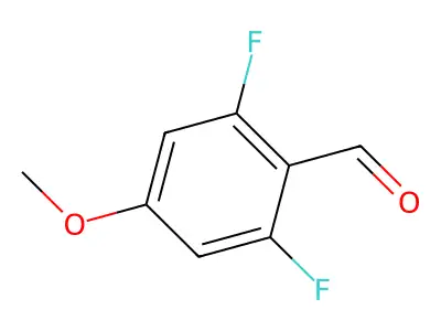 2,6-Difluoro-4-methoxybenzaldehyde structure