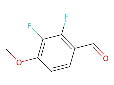 2,3-Difluoro-4-methoxybenzaldehyde structure