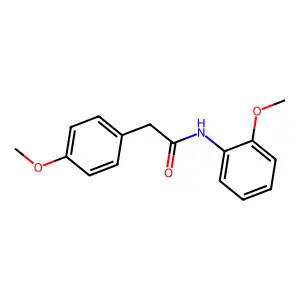N-(2-甲氧基苯基)-2-(4-甲氧基苯基)乙酰胺 structure