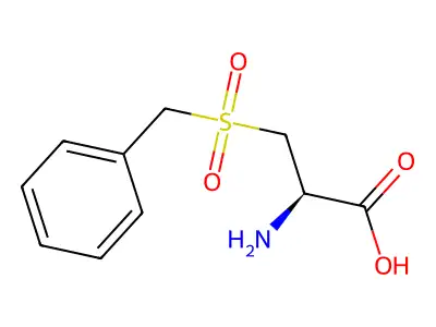 2-Amino-3-benzylsulfonylpropanoic acid structure