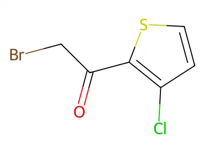2-Bromo-1-(3-chloro-2-thienyl)-1-ethanone structure