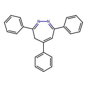 3,5,7-Triphenyl-4H-1,2-diazepine structure