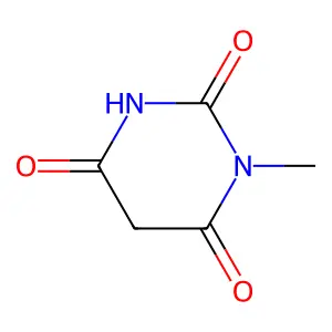 1-Methyl-2,4,6(1H,3H,5H)-pyrimidinetrione structure