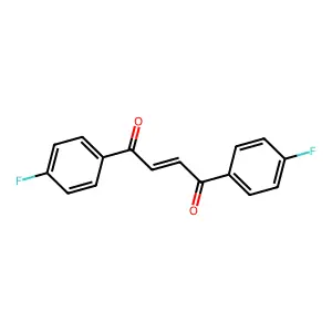 1,4-Bis(4-fluorophenyl)but-2-ene-1,4-dione structure