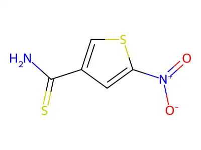 5-Nitrothiophene-3-carbothioamide structure