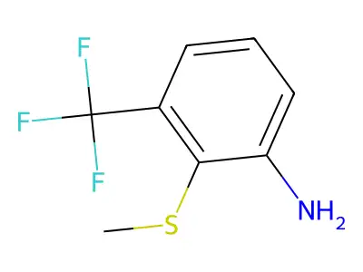 2-(Methylthio)-3-(trifluoromethyl)aniline structure