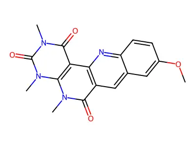 14-Methoxy-4,6,8-trimethyl-4,6,8,18-tetrazatetracyclo[8.8.0.02,7.012,17]octadeca-1(10),2(7),11,13,15,17-hexaene-3,5,9-trione structure