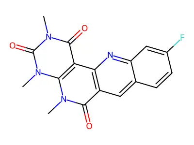 15-Fluoro-4,6,8-trimethyl-4,6,8,18-tetrazatetracyclo[8.8.0.02,7.012,17]octadeca-1(10),2(7),11,13,15,17-hexaene-3,5,9-trione structure