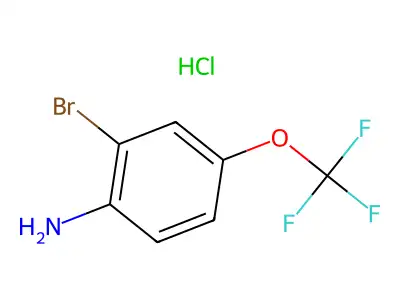 2-bromo-4-(trifluoromethoxy)aniline Hydrochloride structure