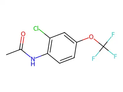 2'-Chloro-4'-(trifluoromethoxy)acetanilide structure