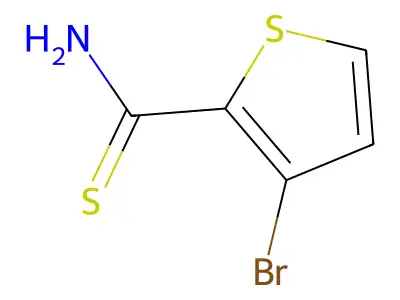 3-Bromothiophene-2-carbothioamide structure