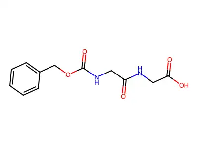 Carbobenzoxyglycylglycine structure