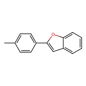 2-(p-Tolyl)benzofuran structure