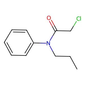 2-chloro-N-phenyl-N-propylacetamide structure