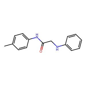 N-(4-methylphenyl)-2-(phenylamino)acetamide structure
