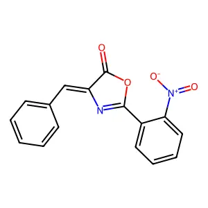(Z)-4-Benzylidene-2-(2-nitrophenyl)oxazol-5(4H)-one structure