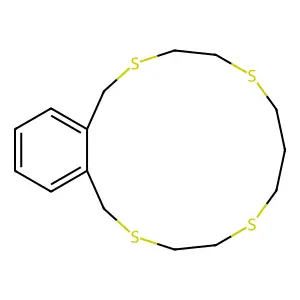 3,6,10,13-Tetrathiabicyclo[13.4.0]nonadeca-1(19),15,17-triene structure