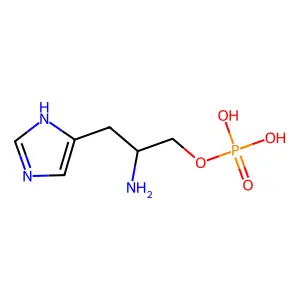 磷酸2-氨基-3-(1H-咪唑-4-基)丙酯 structure