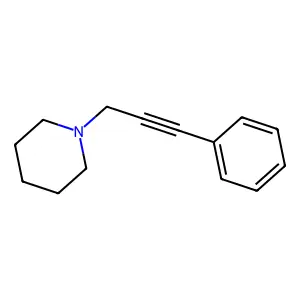 1-(3-Phenyl-2-propyn-1-yl)piperidine structure