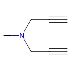 N-Methyl-di(2-propynyl)-amine structure