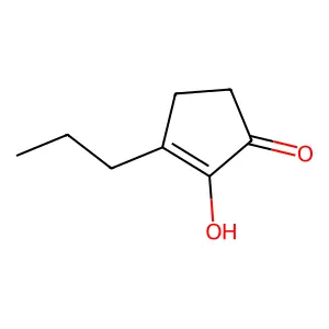 2-Hydroxy-3-propyl-2-cyclopenten-1-one structure