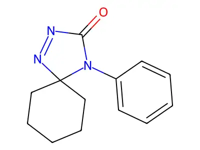 4-Phenyl-1,2,4-triazaspiro[4.5]dec-1-en-3-one structure