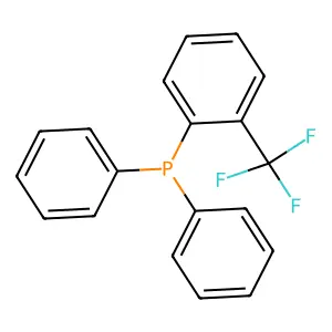 Diphenyl[2-(trifluoromethyl)phenyl]phosphane structure