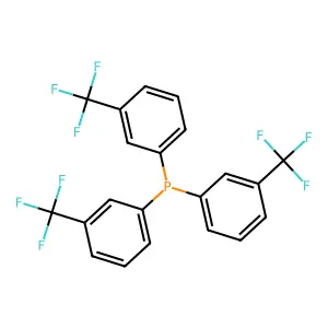 Phosphine, tris[3-(trifluoromethyl)phenyl]- structure