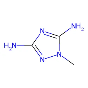 1-methyl-1H-1,2,4-triazole-3,5-diamine structure