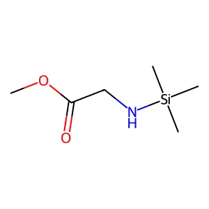 Methyl [(trimethylsilyl)amino]acetate structure