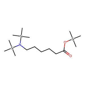 Trimethylsilyl 6-(bis(trimethylsilyl)amino)hexanoate structure