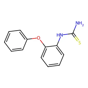 (2-Phenoxyphenyl)thiourea structure