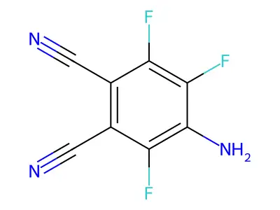 4-Amino-3,5,6-trifluorobenzene-1,2-dicarbonitrile structure