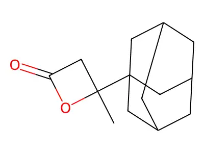 4-(1-Adamantyl)-4-methyl-2-oxetanone structure