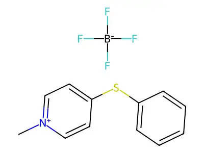 1-Methyl-4-(phenylthio)pyridinium tetrafluoroborate structure