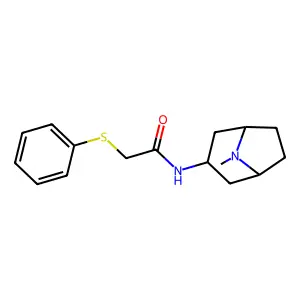 N-(8-Methyl-8-azabicyclo[3.2.1]oct-3-yl)-2-(phenylsulfanyl)acetamide structure