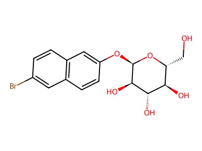 6-Bromo-2-naphthyl-alpha-glucoside structure