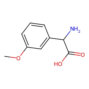 (2R)-2-amino-2-(3-methoxyphenyl)acetic acid structure