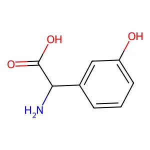 (R)-4-Hydroxyphenylglycine structure