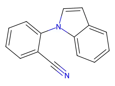 1-(2-Cyanophenyl)indole structure