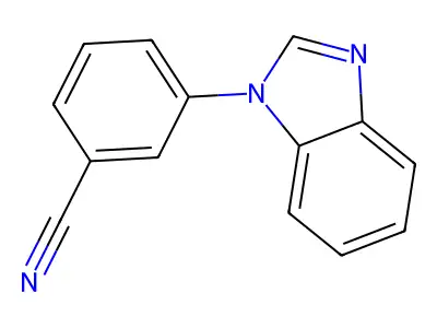 3-(1H-benzimidazol-1-yl)Benzonitrile structure
