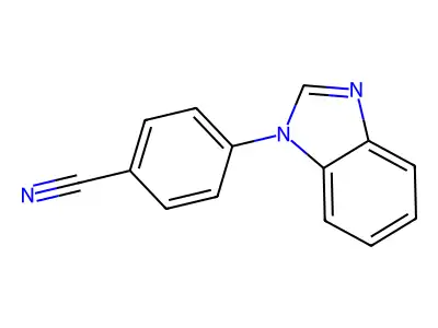 4-(1H-1,3-benzodiazol-1-yl)benzonitrile structure