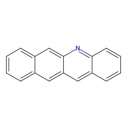 Benz(b)acridine structure
