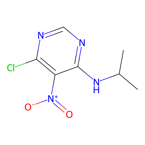 6-Chloro-N-isopropyl-5-nitropyrimidin-4-amine structure