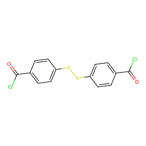4,4'-Dithiobisbenzoyl chloride structure