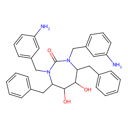 Mozenavir (stereochemistry undefined) structure
