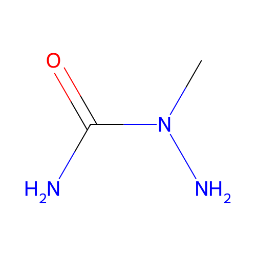 1-Amino-1-methylurea structure