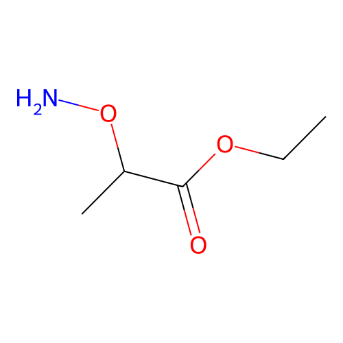 Ethyl 2-aminooxypropanoate structure