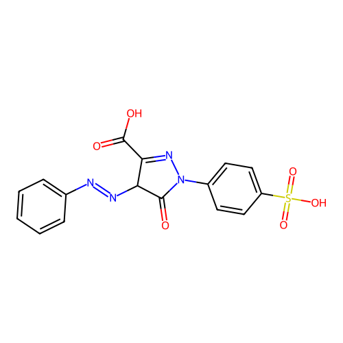 Tartrazine Impurity 3 structure