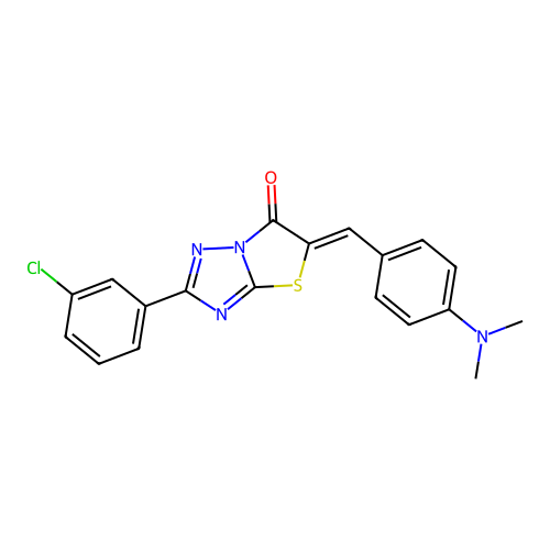 C19H15ClN4OS structure